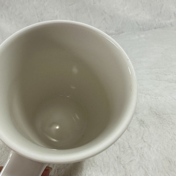 2 Starbucks Coffee Mug Siren Christmas Holiday Wreath Cup 8 oz Square Handle - Picture 6 of 8